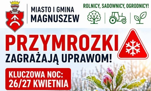 Zdjęcie do  Noc z 26 na 27 kwietnia - silne przymrozki!